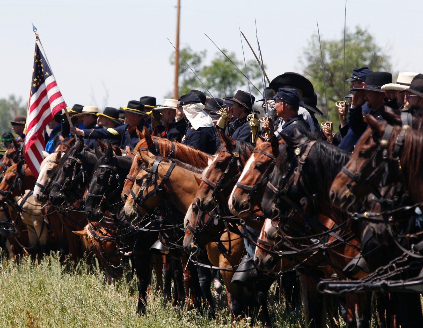 Custer Reenactment